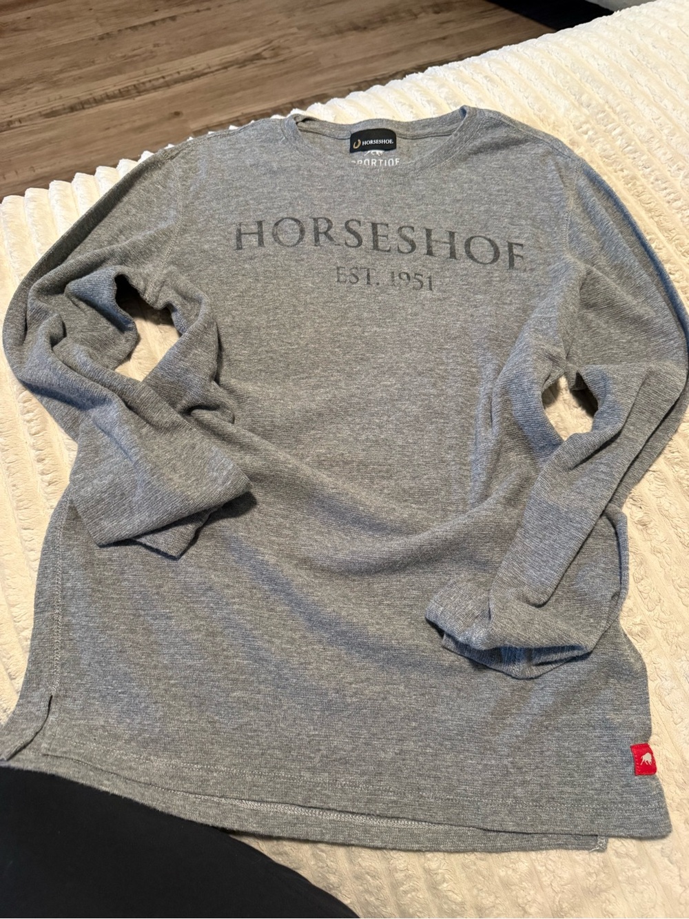 Gray Long-Sleeve Women's Top